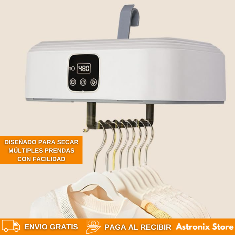 SECADOR ELECTRICO PLEGABLE DE ROPA
