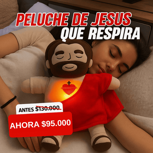 ✨Peluche de Jesús que Respira – Compañía, Paz y Amor en Cada Abrazo 🧸😇