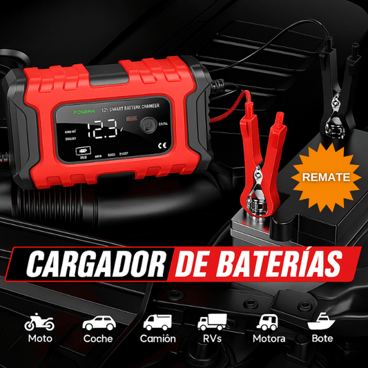 Cargador de Batería Inteligente 12V NEXPEAK® - Carga y Repara tu Batería! 🛠️