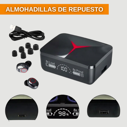 Audífonos Gamer Power Bank M90 Pro – ¡Vive el juego en otra dimensión!🔥