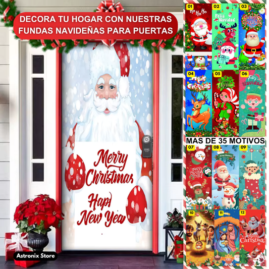 Funda Navideña Para Puerta - Navi Fundas 🎄