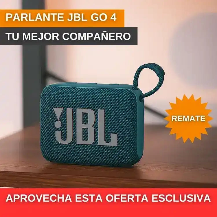 Parlante JBL GO4: Sonido Que Sorprende ¡Ideal Para Llevar a Todas Partes! 🔊🔥